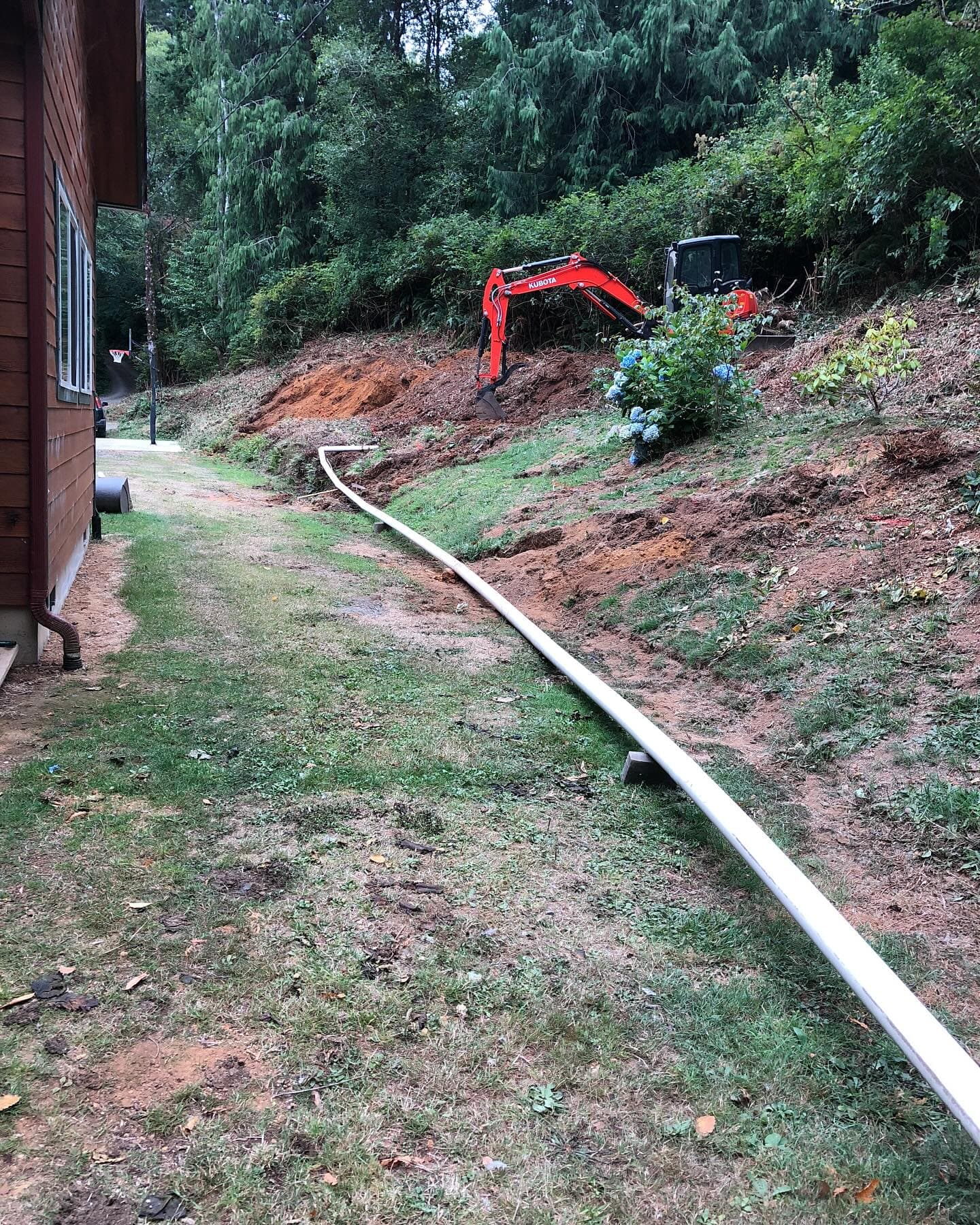 Residential Foundation Protection & Retaining Wall - Retaining Walls / Drainage Solutions project in Coos Bay Area, Oregon (photo 3)