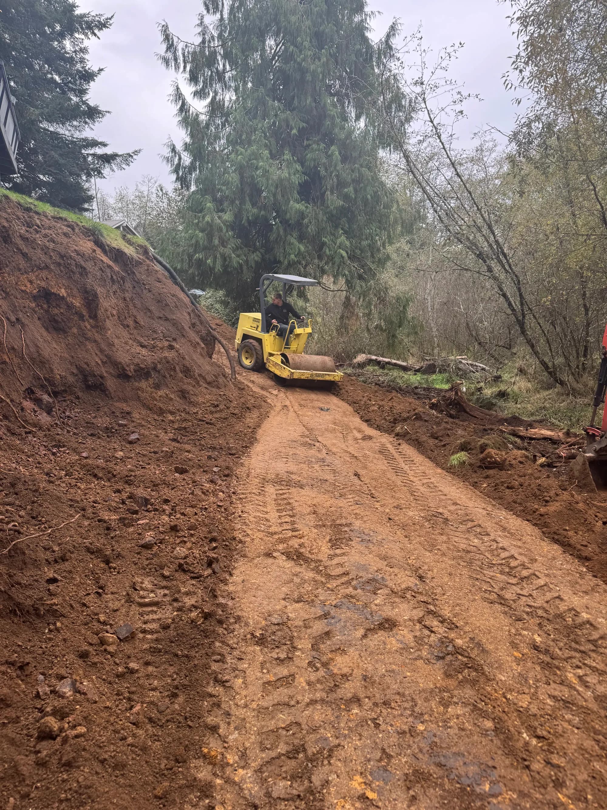 Coos Bay Hillside Repair - Retaining Walls project in Coos Bay, Oregon (photo 1)