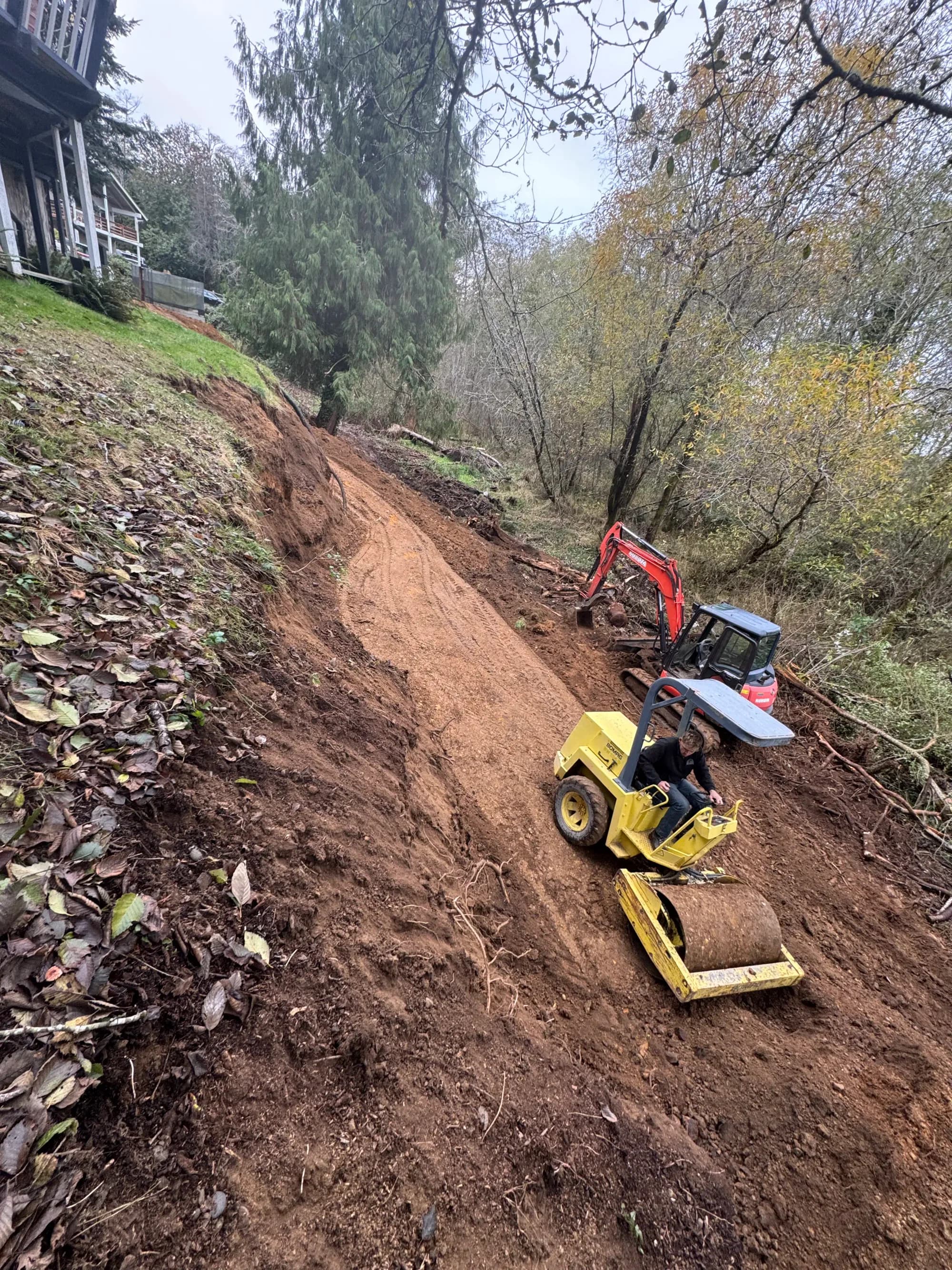 Coos Bay Hillside Repair - Retaining Walls project in Coos Bay, Oregon (photo 3)